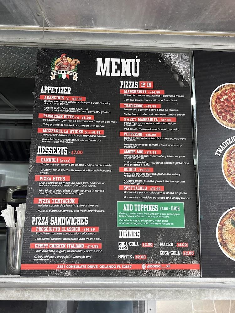 Dodici XII Menu image 3